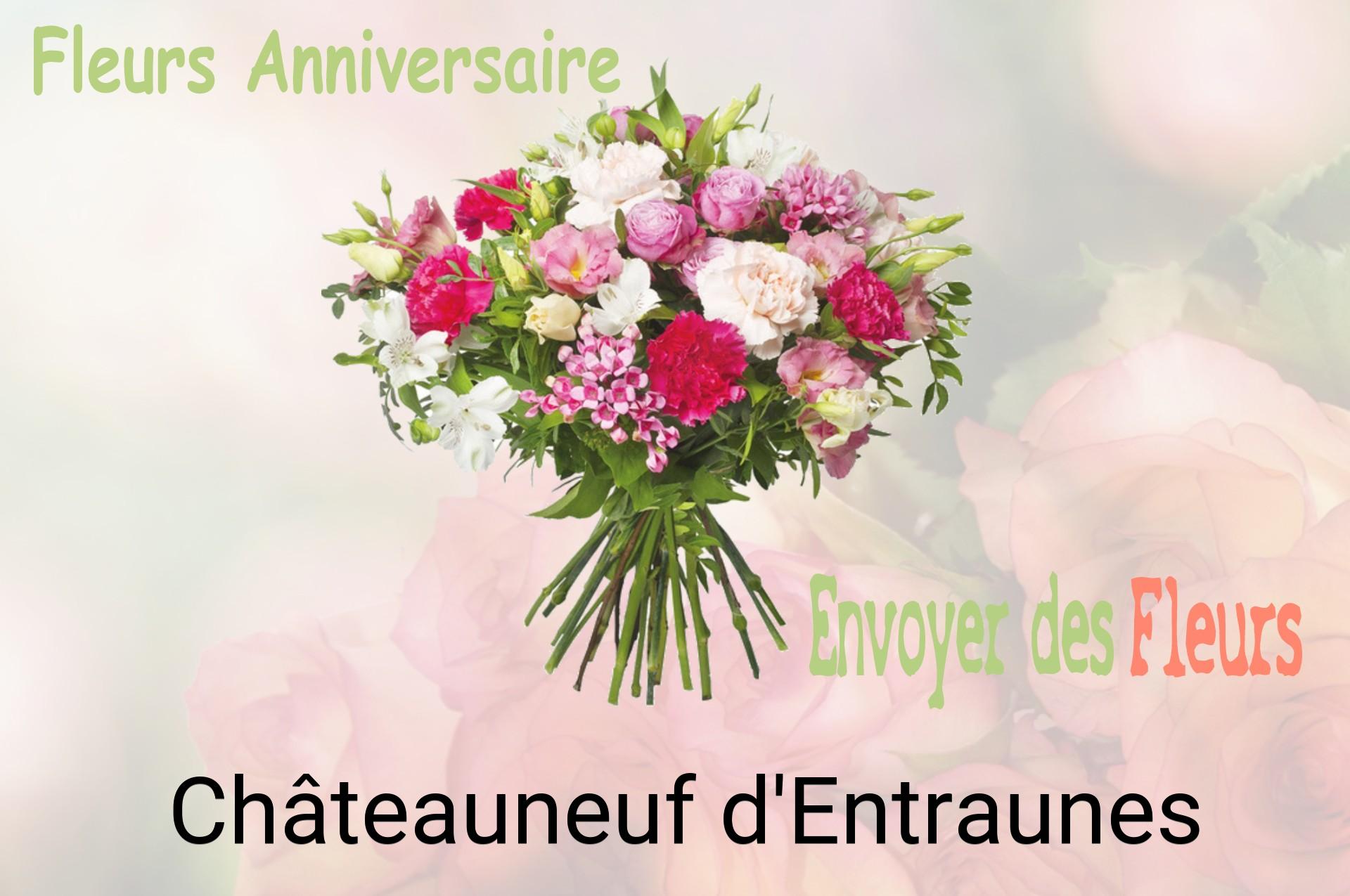 Bouquet de fleurs d’anniversaire livré à Châteauneuf-d'Entraunes