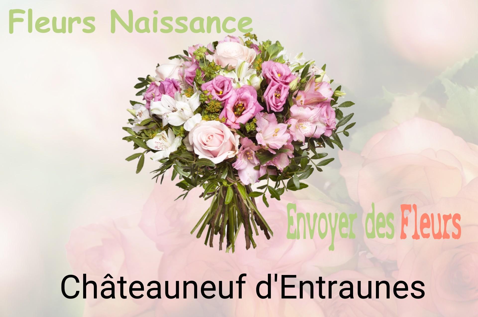 Bouquet de fleurs de naissance livré à Châteauneuf-d'Entraunes