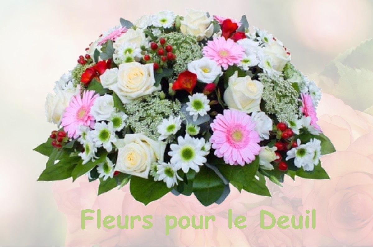 fleurs deuil CHATEAUNEUF-D-ENTRAUNES